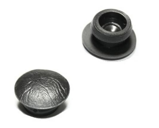 Porsche Genuine Interior Trim Plug, Black - 911/914 (1965 to 1976) 9145522331001C