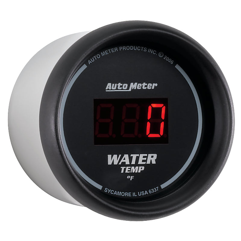 Autometer Black 0-300 F Digital Water Temp Gauge - Burkken Auto Parts