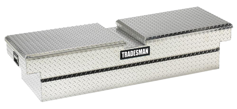 Tradesman Aluminum Cross Bed Truck Tool Box (60in.) - Brite - Burkken Auto Parts