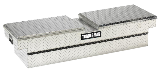 Tradesman Aluminum Cross Bed Truck Tool Box (60in.) - Brite - Burkken Auto Parts