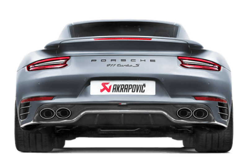 Akrapovic 16-17 Porsche 911 Turbo/Turbo S (991.2) Rear Carbon Fiber Diffuser - Matte - Burkken Auto Parts