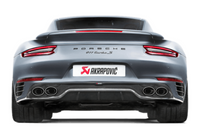Akrapovic 16-17 Porsche 911 Turbo/Turbo S (991.2) Rear Carbon Fiber Diffuser - Matte - Burkken Auto Parts