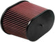 K&N Universal Air Filter - Oval Straight - 3.688in Flange ID x 10.25in Base O/S Length x 7.875in H - Burkken Auto Parts