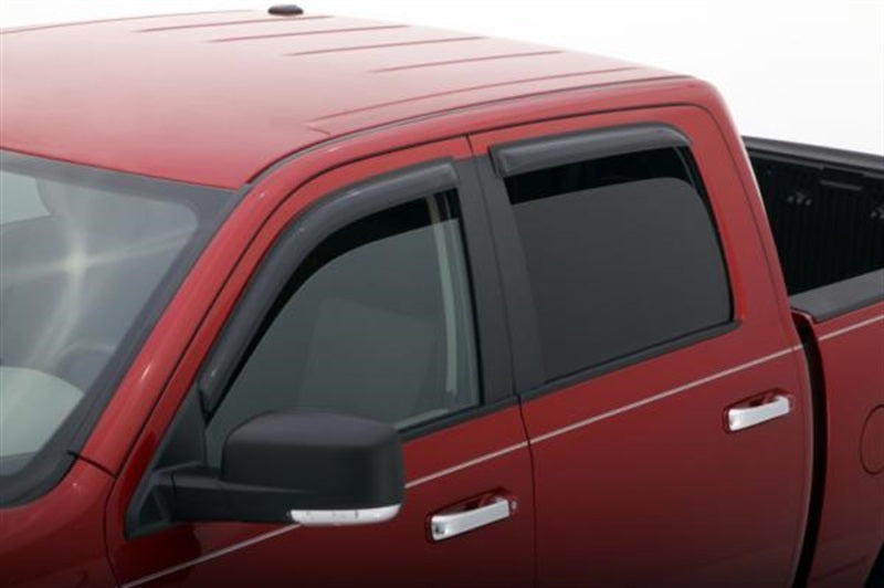AVS 02-05 Suzuki Aerio Ventvisor Outside Mount Window Deflectors 4pc - Smoke - Burkken Auto Parts