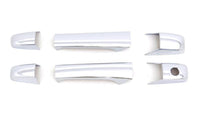 AVS 07-13 Chevy Silverado 1500 Door Handle Covers (2 Door) 4pc Set - Chrome - Burkken Auto Parts