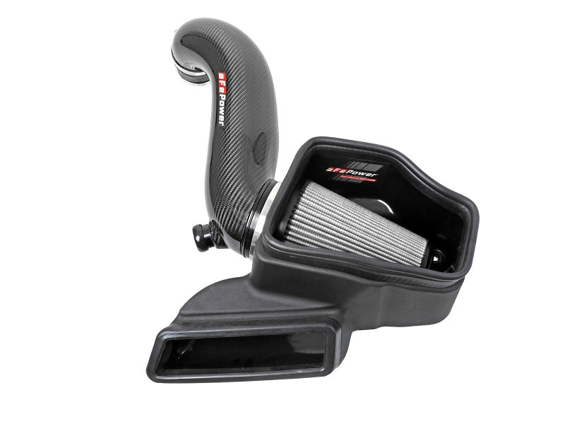 aFe 15-19 VW Golf R (MKVII) L4-2.0L (t) Track Series Carbon Fiber Intake System w/ Pro DRY S Filter - Burkken Auto Parts