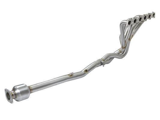 aFe Power Twisted Steel Long Tube Header & Connection Pipes (Street Series) 01-16 Nissan Patrol - Burkken Auto Parts