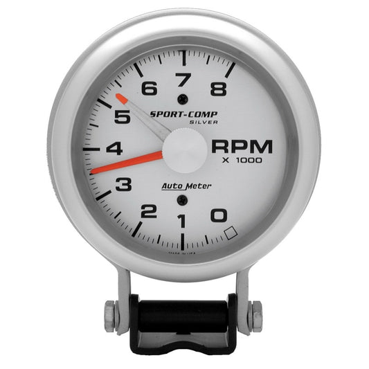 Autometer Ultra-Lite 3-3/4in 8,000 RPM Pedestal Mount Tachometer - Burkken Auto Parts