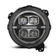 AlphaRex 18-23 Jeep Wrangler JL/Gladiator JT LED Proj Headlights Black w/ Activ Light/Seq Signal/DRL - Burkken Auto Parts