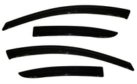 AVS 10-13 Mazda 3 Ventvisor Outside Mount Window Deflectors 4pc - Smoke - Burkken Auto Parts