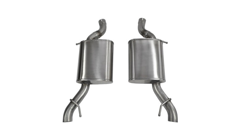 Corsa 2014-16 Axle-Back Exhaust Dual Rear Polished Outlet 2014 Cadillac CTS Vsport 3.6L V6 Automatic - Burkken Auto Parts