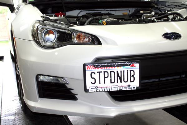 GrimmSpeed 10+ Subaru Legacy/Outback / 13+ Subaru BRZ/13+ Scion FR-S License Plate Relocation Kit - Burkken Auto Parts