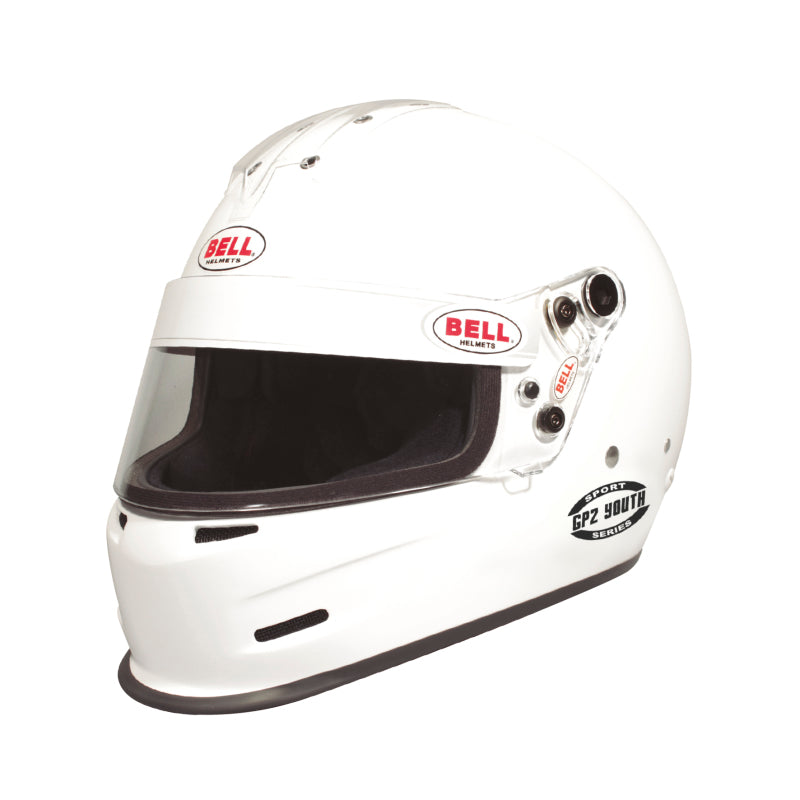 Bell GP2 SFI 241 V15 Brus Helmet - Size 51-52 (White) - Burkken Auto Parts