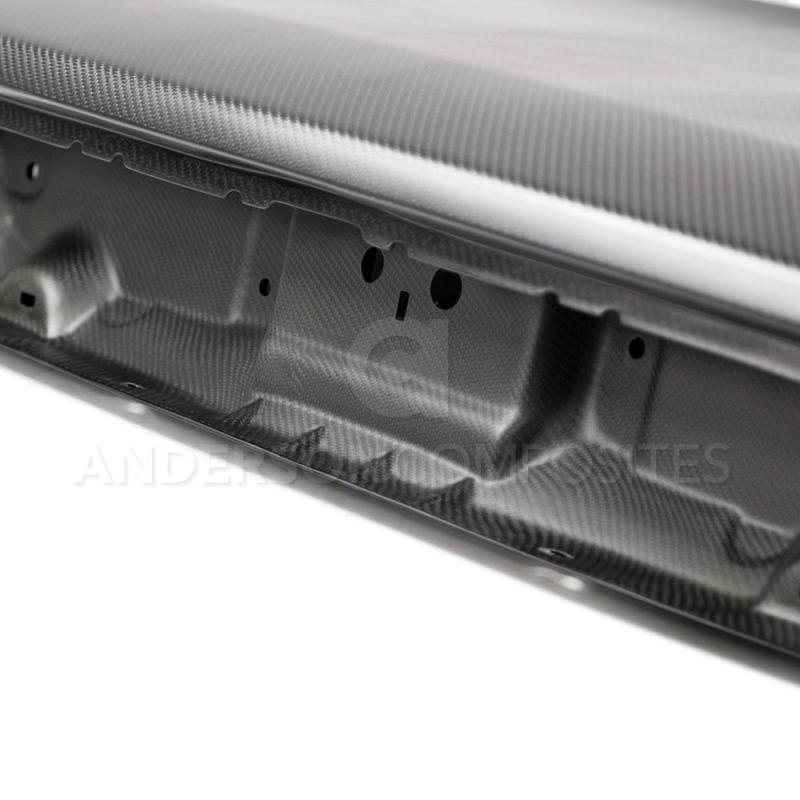 Anderson Composites 08-18 Dodge Challenger Type-OE Dry Carbon Decklid - Burkken Auto Parts
