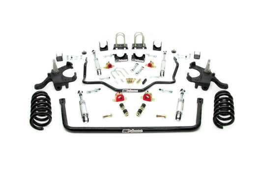 UMI Performance 73-87 GM C10 Handling and Lowering Kit Stage 2.5 4.5in F/6in R Viking Shocks - Black