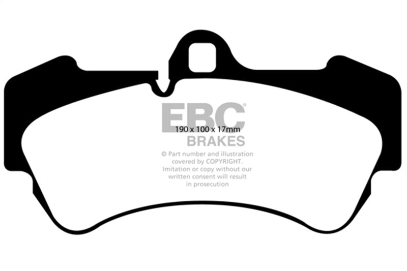 EBC 04-07 Porsche Cayenne 3.2 Redstuff Front Brake Pads - Burkken Auto Parts