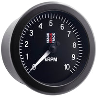 Autometer Stack Sport 88mm 0-10K RPM Tachometer - Black - Burkken Auto Parts