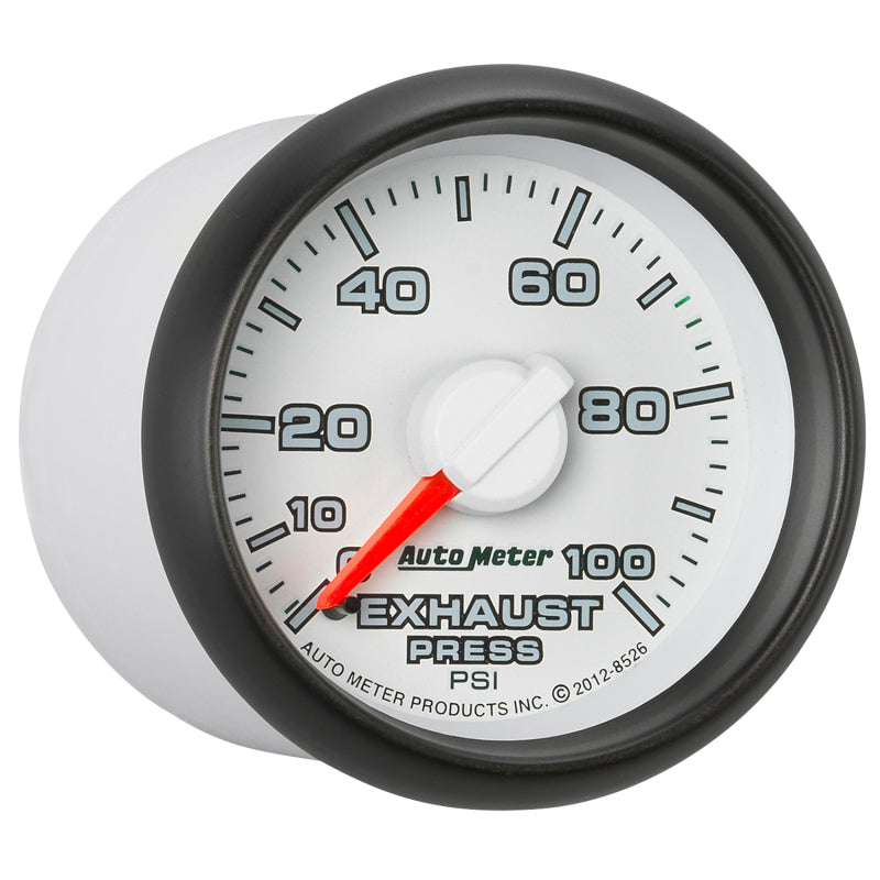 Autometer Factory Match 52.4mm Mechanical 0-100 PSI Exhaust (Drive) Pressure Gauge - Burkken Auto Parts