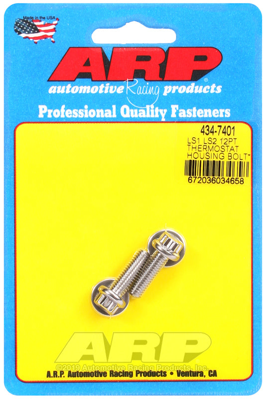 ARP LS1 LS2 SS 12pt thermostat housing bolt kit - Burkken Auto Parts