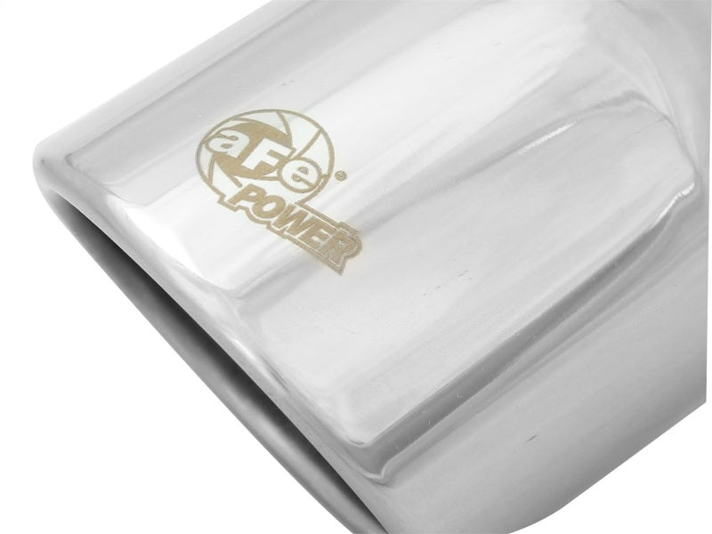 aFe MACH Force-Xp 2.5in Inlet x 3-1/2in Outlet x 6in Length 2.5in 304 Stainless Steel Exhaust Tip - Burkken Auto Parts