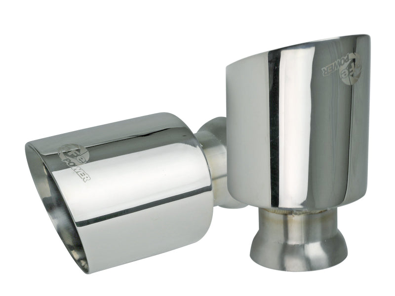 aFe MACH Force-XP 4-1/2in Polished OE Replacement Exhaust Tips - 15-19 Dodge Charger/Hellcat - Burkken Auto Parts