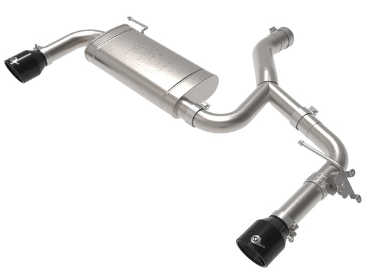 aFe MACHForce XP Exhausts Axle-Back 15-21 BMW X1 2.0L (t) (SS w/Black Tips) - Burkken Auto Parts