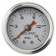Autometer AutoGage 1.5in Liquid Filled Mechanical 0-15 PSI Fuel Pressure Gauge - White - Burkken Auto Parts