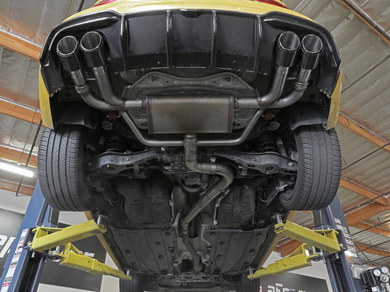 aFe MACHForce XP 3in-2.5in 304SS Exhaust Cat-Back 15-20 Audi S3 L4-2.0L (t) - Black Tips - Burkken Auto Parts