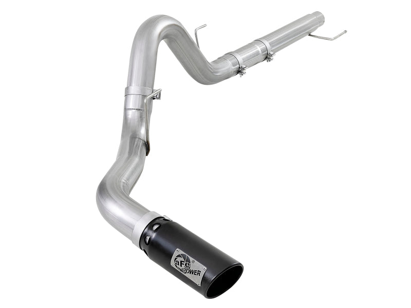 aFe Atlas 4in Aluminized Steel DPF-Back Exh 18-19 Ford F-150 V6-3.0L (td) w/ Black Tip - Burkken Auto Parts