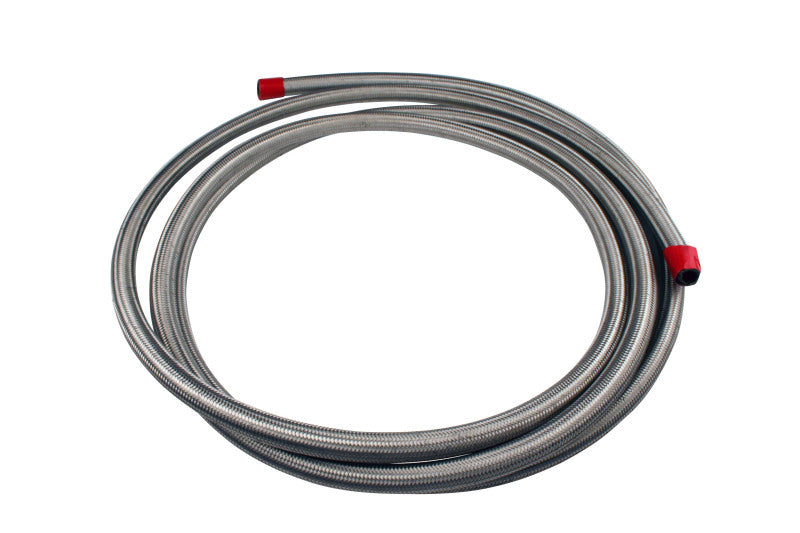 Aeromotive SS Braided Fuel Hose - AN-08 x 12ft - Burkken Auto Parts