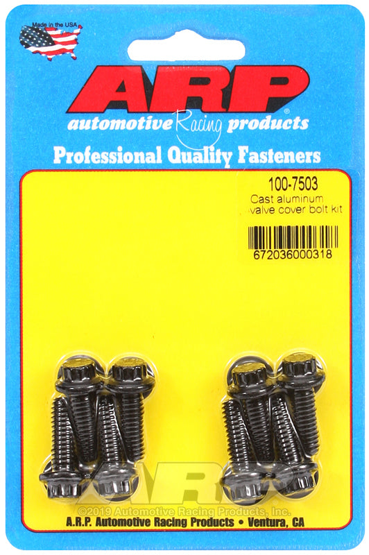 ARP Cast Aluminum 12pt Valve Cover Bolt Kit - Burkken Auto Parts