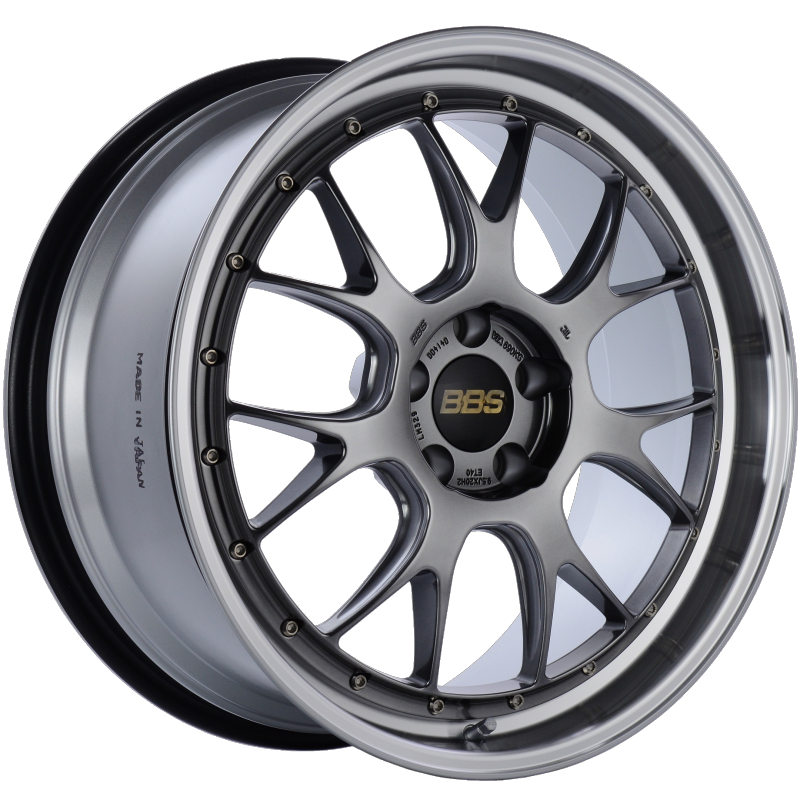 BBS LM-R 20x9.5 5x114.3 ET40 CB66 Diamond Black Center Diamond Cut Lip Wheel - Burkken Auto Parts