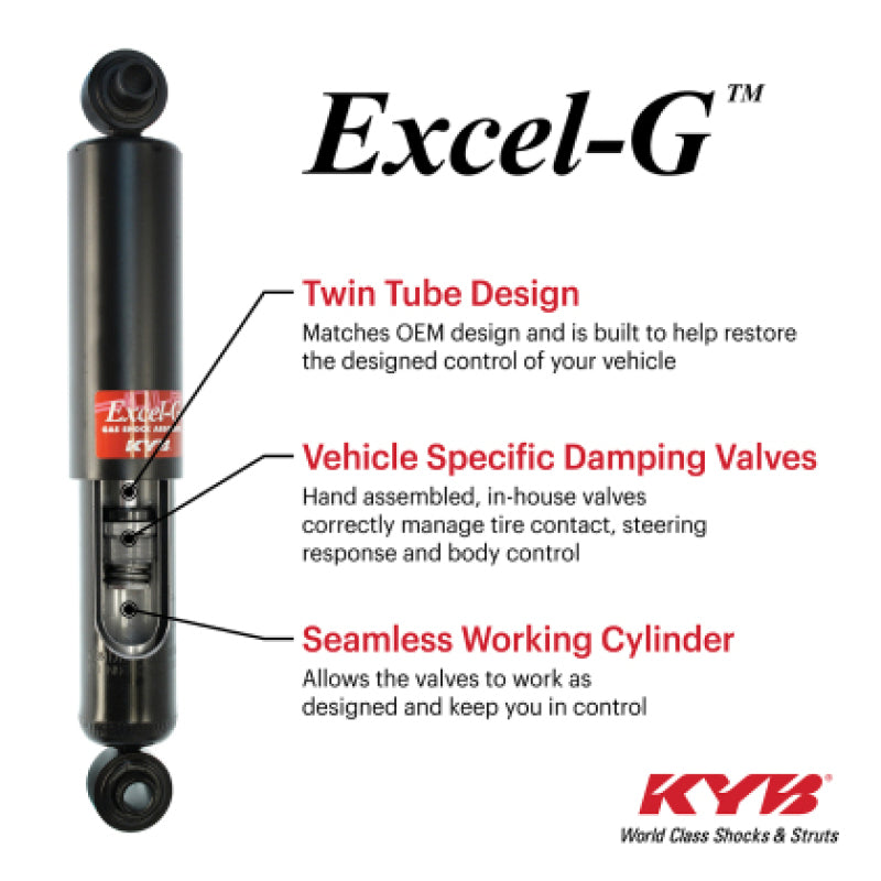 KYB 19-22 Toyota Avalon XLE & Hybrid XLE / 18-22 Camry w/ FWD Excel-G Shock Assembly - Rear - Burkken Auto Parts