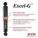 KYB 19-22 Toyota Avalon XLE & Hybrid XLE / 18-22 Camry w/ FWD Excel-G Shock Assembly - Rear - Burkken Auto Parts