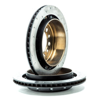 Alcon 2007+ Jeep JK w/ 6x5.5in Hub 355x22mm Rotor 4-Piston Calipers Rear Brake Upgrade Kit - Red - Burkken Auto Parts