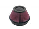 K&N Universal Round Tapered Carbon Fiber Air Filter 6in Flg ID Centered/7.5in B OD/4.5in T OD/4in H - Burkken Auto Parts