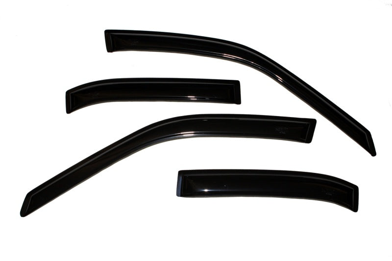 AVS 95-99 Toyota Tercel Ventvisor Outside Mount Window Deflectors 4pc - Smoke - Burkken Auto Parts