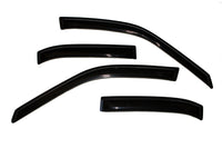 AVS 95-99 Toyota Tercel Ventvisor Outside Mount Window Deflectors 4pc - Smoke - Burkken Auto Parts
