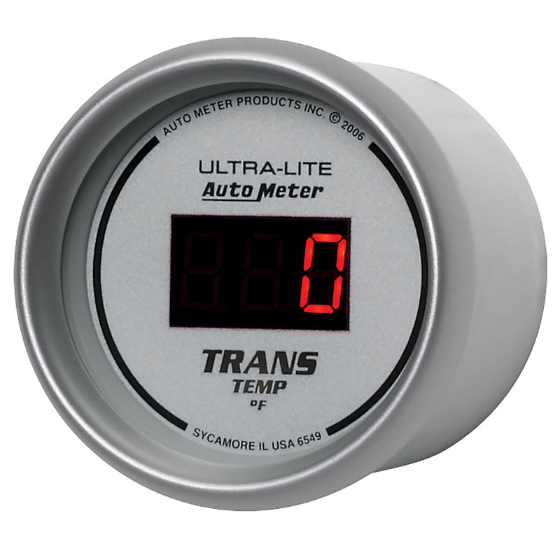 Autometer Ultra-Lite 52mm 0-300 Deg F Digital Oil Temperature - Burkken Auto Parts