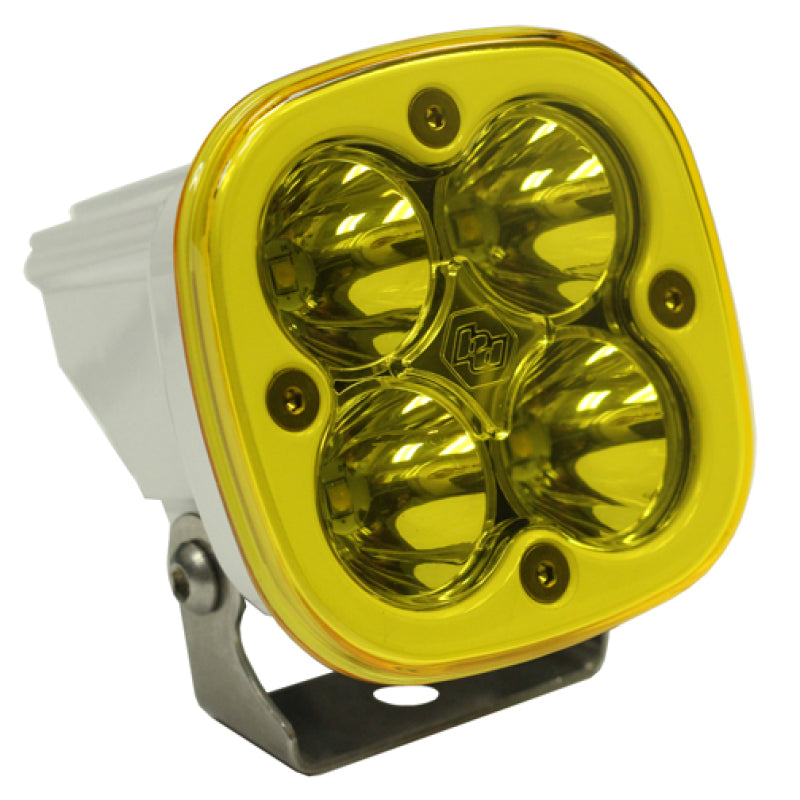 Baja Designs Squadron Sport Spot Pattern White LED Light Pod - Amber - Burkken Auto Parts
