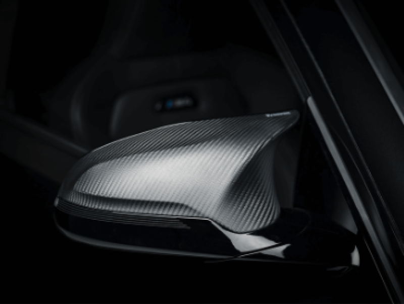 Akrapovic 2014+ BMW M3 (F80) Carbon Fiber Mirror Cap Set - Matte - Burkken Auto Parts