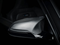 Akrapovic 2014+ BMW M3 (F80) Carbon Fiber Mirror Cap Set - Matte - Burkken Auto Parts