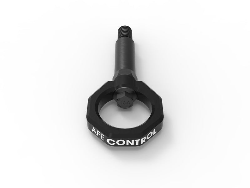 aFe Control Front Tow Hook Black 20-21 Toyota GR Supra (A90) - Burkken Auto Parts