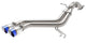 aFe Takeda 13-17 Hyundai Veloster L4-1.6L 2-1/2in 304 SS Axle-Back Exhaust w/ Blue Flame Tips - Burkken Auto Parts