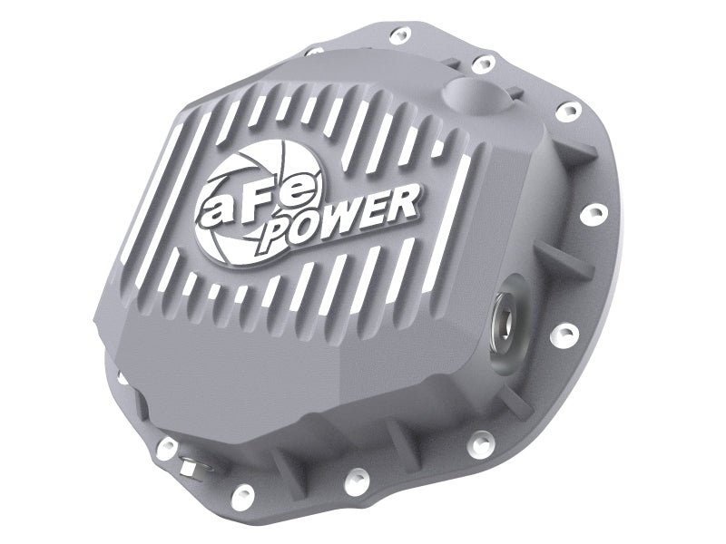 aFe Street Series Rear Differential Cover Raw w/ Machined Fins 19-20 Ram 2500/3500 - Burkken Auto Parts
