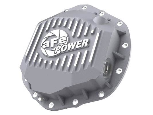 aFe Street Series Rear Differential Cover Raw w/ Machined Fins 19-20 Ram 2500/3500 - Burkken Auto Parts