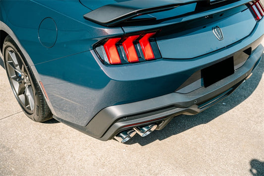 Corsa 24+ Ford Mustang Dark Horse 5.0L 3.0in Dual Rear Exit Cat-Back w/Twin 4.5in Polish Slash Tips