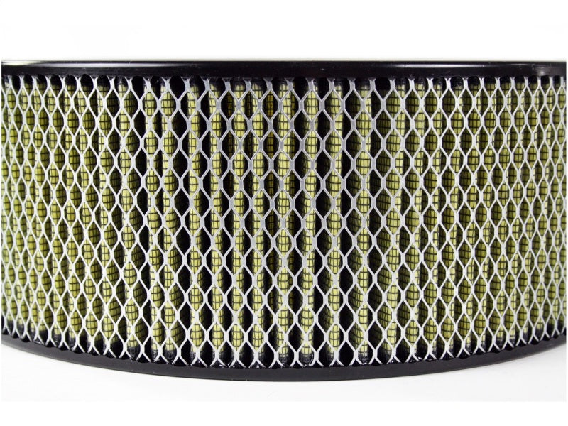 aFe MagnumFLOW Air Filters Round Racing PG7 A/F RR PG7 14OD x 11ID x 5H IN with E/M - Burkken Auto Parts