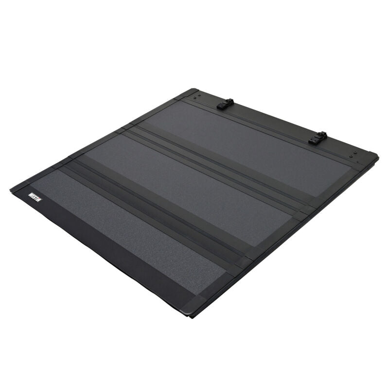 Westin 14-19 Chevrolet/GMC 1500/2500/3500 6ft. 7in. Bed Hard Tri-Fold Tonneau Cover - Black - Burkken Auto Parts