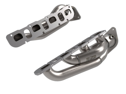 aFe 21-22 Jeep Wrangler 392 Twisted Steel Header 1-7/8 IN to 2-3/4 IN 304 w/ Raw Finish - Burkken Auto Parts